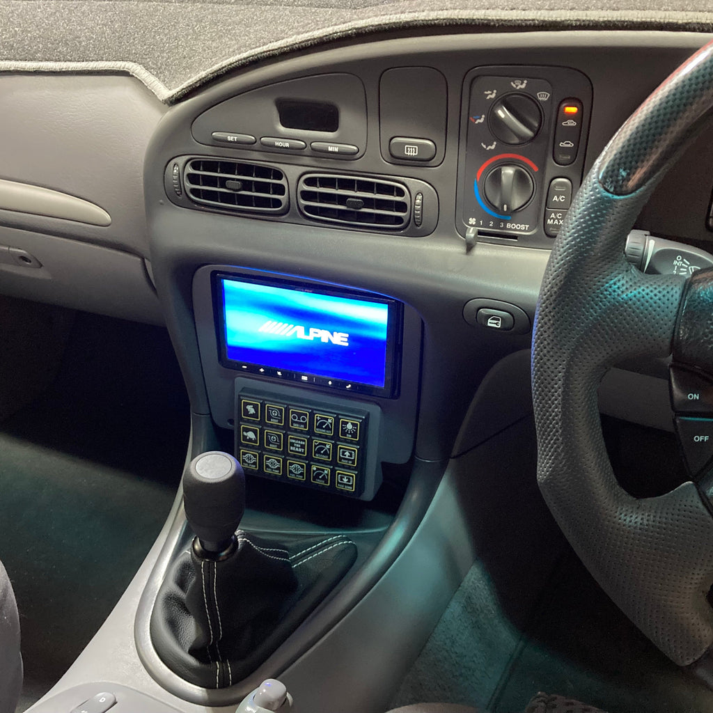 EF-EL Double DIN, 3x5 keypad provision (Haltech)