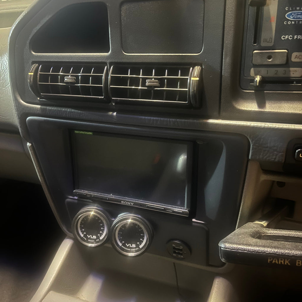 EA-ED Double DIN, 2x Gauge